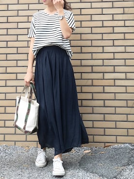 mikaさん（レディース・166cm）の夏コーディネート