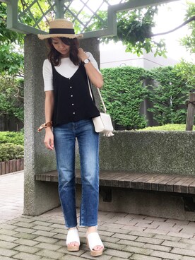 mikaさん（レディース・166cm）の夏コーディネート