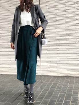 mikaさん（レディース・166cm）の冬コーディネート
