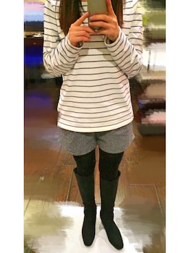 「catworld（キャットワールド）のアイテム」を使った、joannehuiyuさん（レディース・155cm）の秋コーディネート