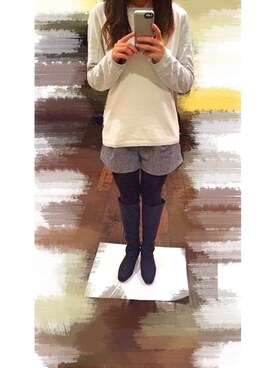 「catworld（キャットワールド）のアイテム」を使った、joannehuiyuさん（レディース・155cm）の冬コーディネート