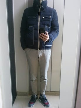 「general idea（ジェネラルアイデア）のアイテム（その他アウター）」を使った、소루さん（メンズ・176cm）の冬コーディネート