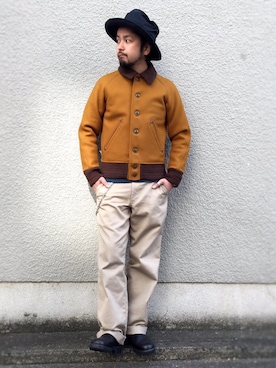 「アイテム（その他アウター）」を使った、PARAさん（メンズ・176cm・20代）の冬コーディネート