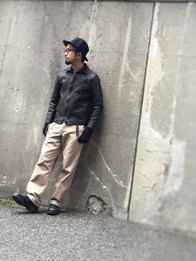 「アイテム（その他アウター）」を使った、PARAさん（メンズ・176cm・20代）の冬コーディネート
