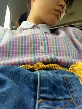 「MARC JACOBS（マークジェイコブス）のアイテム（スカート）」を使った、月月さん（レディース・157cm）の秋コーディネート