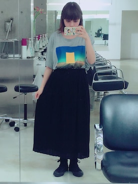 「gray」｜「アイテム（その他）」を使った、MERRYさん（レディース・150cm）の夏コーディネート