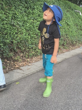 「BACK ALLEY（バックアレイ）のアイテム」を使った、とわもっち☺︎さん（キッズ・110cm）の夏コーディネート