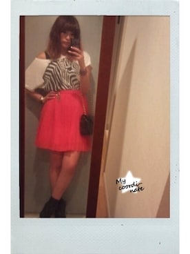 「Jeffrey Campbell（ジェフリーキャンベル）のアイテム（シューズ）」を使った、chiro410さんの夏コーディネート