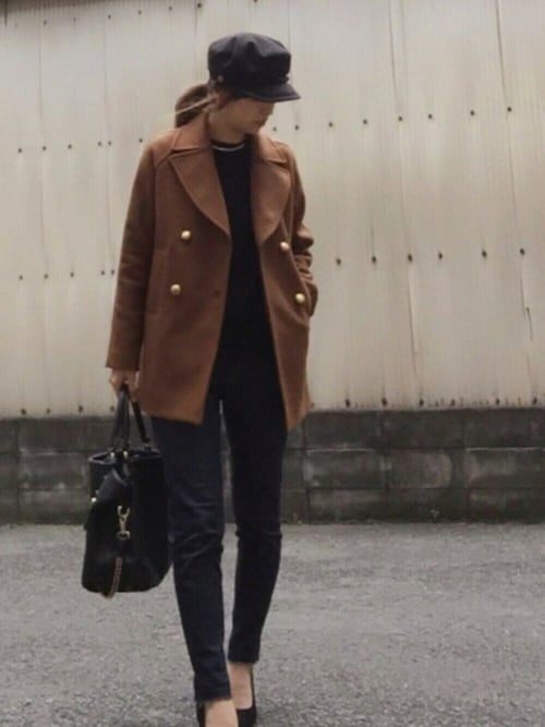 Sana Frameworkのピーコートを使ったコーディネート Wear