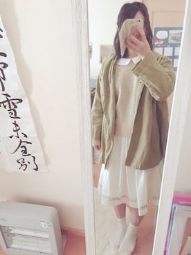 「SM2（エスエムツー）のアイテム（その他アウター）」を使った、miiihoさん（レディース・151cm）の春コーディネート