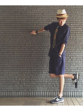 のろ助さん（メンズ・177cm）の夏コーディネート