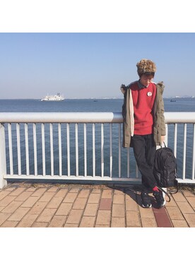 「Reebok（リーボック）のユニセックス リーボック インスタ ポンプフューリー ブラック Reebok INSTAPUMP FURY OG V65750（スニーカー）」を使った、のろ助さん（メンズ・177cm）の秋コーディネート