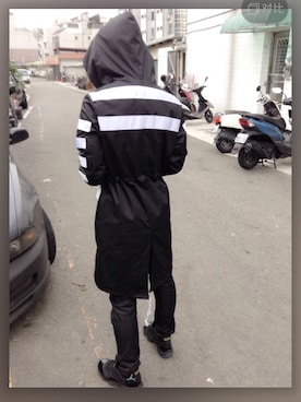 「RICK OWENS」｜「アイテム（カバーオール）」を使った、沈昌正さん（メンズ・172cm）の夏コーディネート