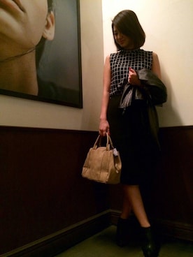 「AZUL ENCANTO（アズールエンカント）のアイテム」を使った、Miwaさん（レディース・160cm）の秋コーディネート