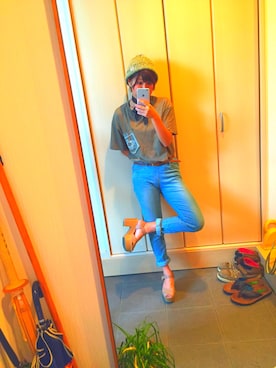 「チャイハネ（チャイハネ）のアイテム（ニットキャップ/ビーニー）」を使った、Ayanaさん（レディース・151cm）の秋コーディネート
