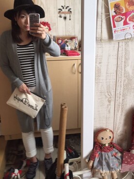 「ハットコーデ」｜마이さん（レディース・164cm）の秋コーディネート