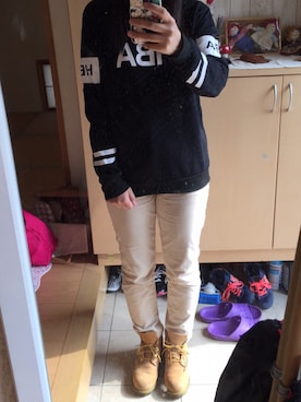 「hba」｜「アイテム（その他）」を使った、마이さん（レディース・164cm）の冬コーディネート