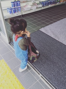 「LBC（エルビーシー）のアイテム」を使った、maaikyanさん（キッズ・80cm）の春コーディネート
