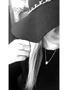 「FOREVER 21（フォーエバー トゥエンティーワン）のアイテム（ハット、ブラック系）」を使った、ErinNicole さん（レディース・165cm）の夏コーディネート