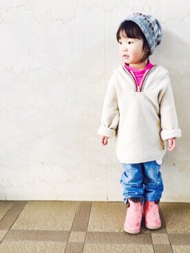 「スケートスタイル」｜「アイテム（その他）」を使った、yucchanさん（キッズ・90cm）の冬コーディネート