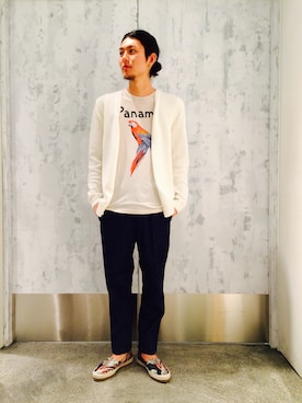 「アイテム（その他シューズ）」を使った、yakabeさん（メンズ・175cm）の春コーディネート