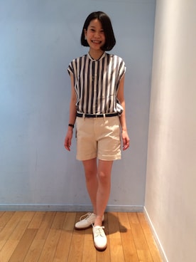 Bshop横浜店さん（レディース・157cm）の春コーディネート