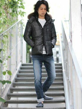 「HIGH STREET（ハイストリート）のアイテム」を使った、ICHIKAWAさん（メンズ・172cm）の秋コーディネート