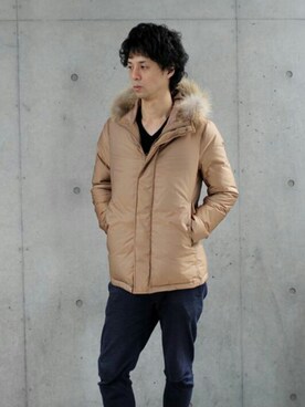 「HIGH STREET（ハイストリート）のアイテム」を使った、ICHIKAWAさん（メンズ・172cm）の秋コーディネート