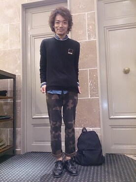 福田雅人さん（メンズ・165cm）の夏コーディネート