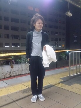 福田雅人さん(メンズ・165cm)の春コーディネート