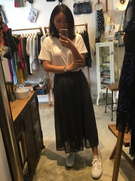 Tiffさん（レディース・174cm）の夏コーディネート