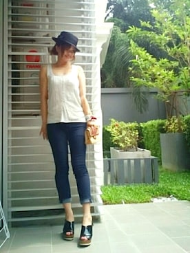 ももむうさん（レディース・169cm）の夏コーディネート