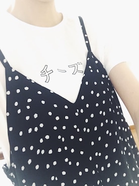 「flower（フラワー）のアイテム（つなぎ/オールインワン）」を使った、66chanさん（レディース・170cm）の夏コーディネート