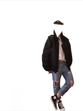 Rさん（レディース・161cm）の冬コーディネート