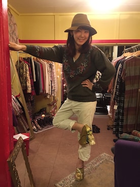 「ラルフローレン」｜代官山セレクトショップWild Lilyさん（レディース・162cm）の冬コーディネート