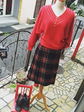 「Irregular Choice（イレギュラーチョイス）のアイテム」を使った、代官山セレクトショップWild Lilyさん（レディース・165cm）の冬コーディネート