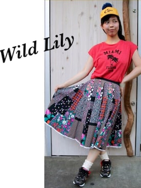 「Irregular Choice（イレギュラーチョイス）のアイテム」を使った、代官山セレクトショップWild Lilyさん（レディース・159cm）の夏コーディネート