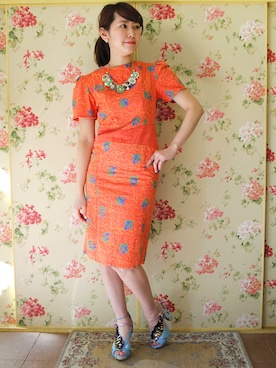 「Irregular Choice（イレギュラーチョイス）のアイテム」を使った、代官山セレクトショップWild Lilyさん（レディース・162cm）の夏コーディネート