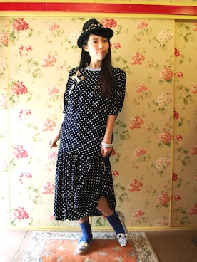 「アイテム（ブローチ/コサージュ）」を使った、代官山セレクトショップWild Lilyさん（レディース・163cm）の夏コーディネート