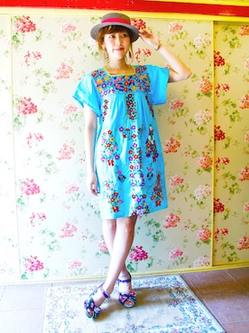 「Irregular Choice（イレギュラーチョイス）のアイテム」を使った、代官山セレクトショップWild Lilyさん（レディース・162cm）の夏コーディネート