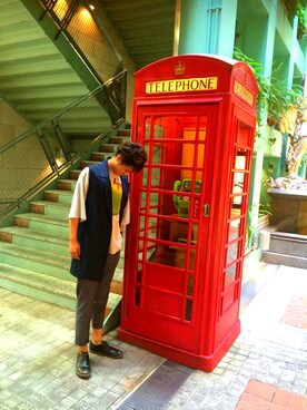 「Daniel Wellington（ダニエルウェリントン）の【Daniel Wellington】レザーバンド３６ＭＭ（アナログ腕時計）」を使った、たっちゃんさん（メンズ・180cm）の夏コーディネート