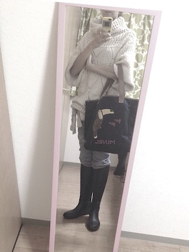「SLANT WISE（スラントワイズ）のアイテム」を使った、shokoさん（レディース・163cm）の春コーディネート