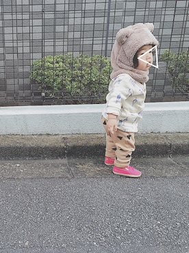 まっきぃさん（キッズ・80cm）の秋コーディネート