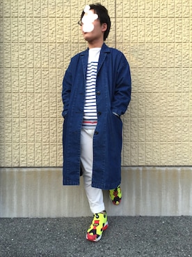 ナマズさん（メンズ・161cm）の春コーディネート