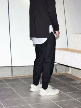 「IMMENSE（イメンス）のアイテム」を使った、Hevinさん（メンズ・172cm）の冬コーディネート