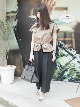 「EDIT. FOR LULU（エディットフォールル）のアイテム」を使った、ＫＡＮＡさん（レディース・162cm）の春コーディネート