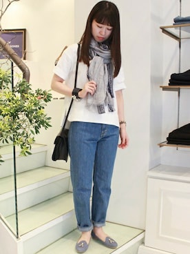 「EDIT. FOR LULU（エディットフォールル）のアイテム」を使った、ＫＡＮＡさん（レディース・162cm）の春コーディネート