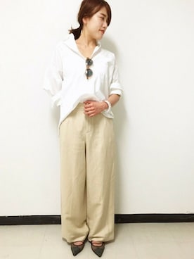 「EDIT. FOR LULU（エディットフォールル）のアイテム（アクセサリー）」を使った、ＫＡＮＡさん（レディース・162cm）の夏コーディネート