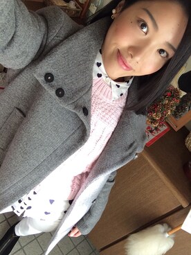 「Marc by Marc Jacobs（マークバイマークジェイコブス）のアイテム（スニーカー）」を使った、NARUMIさん（レディース・164cm）の冬コーディネート