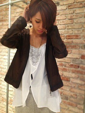 hamaさん（レディース・162cm）の夏コーディネート